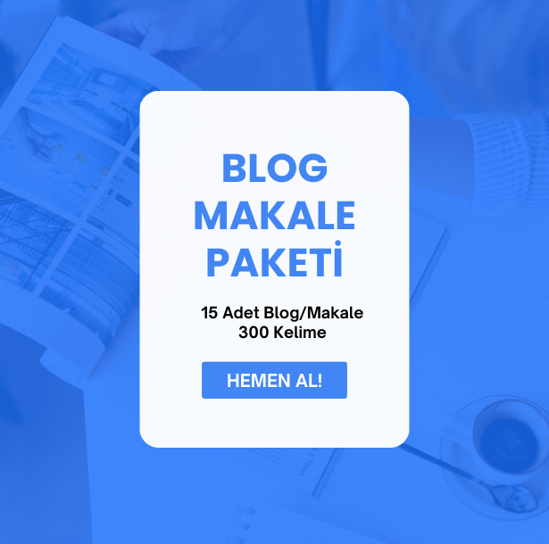 Blog / Makale 15'li Paket