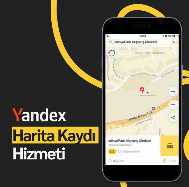 Yandex Harita Kaydı Hizmeti