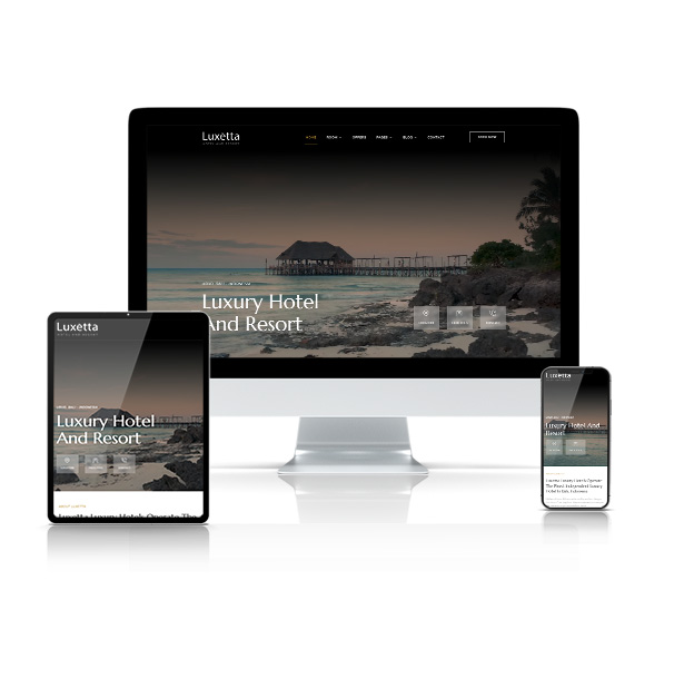 Luxury Hotel & Resort Otel Wordpress Tasarımı