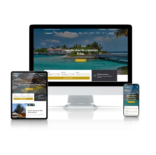 Wordpress Tabanlı Otel & Resort Web Tasarımı 