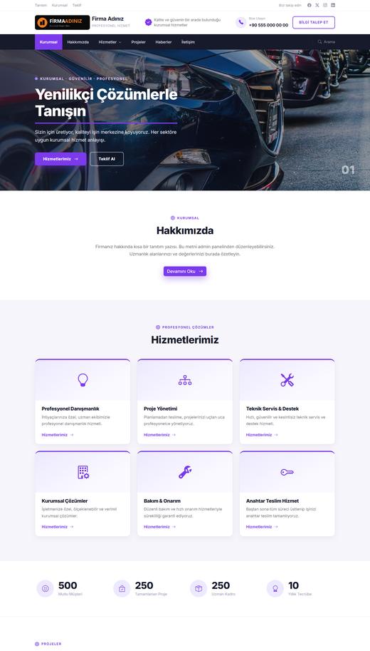 Kurumsal V2 Tema