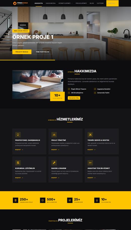 Mimarlık V2 Tema